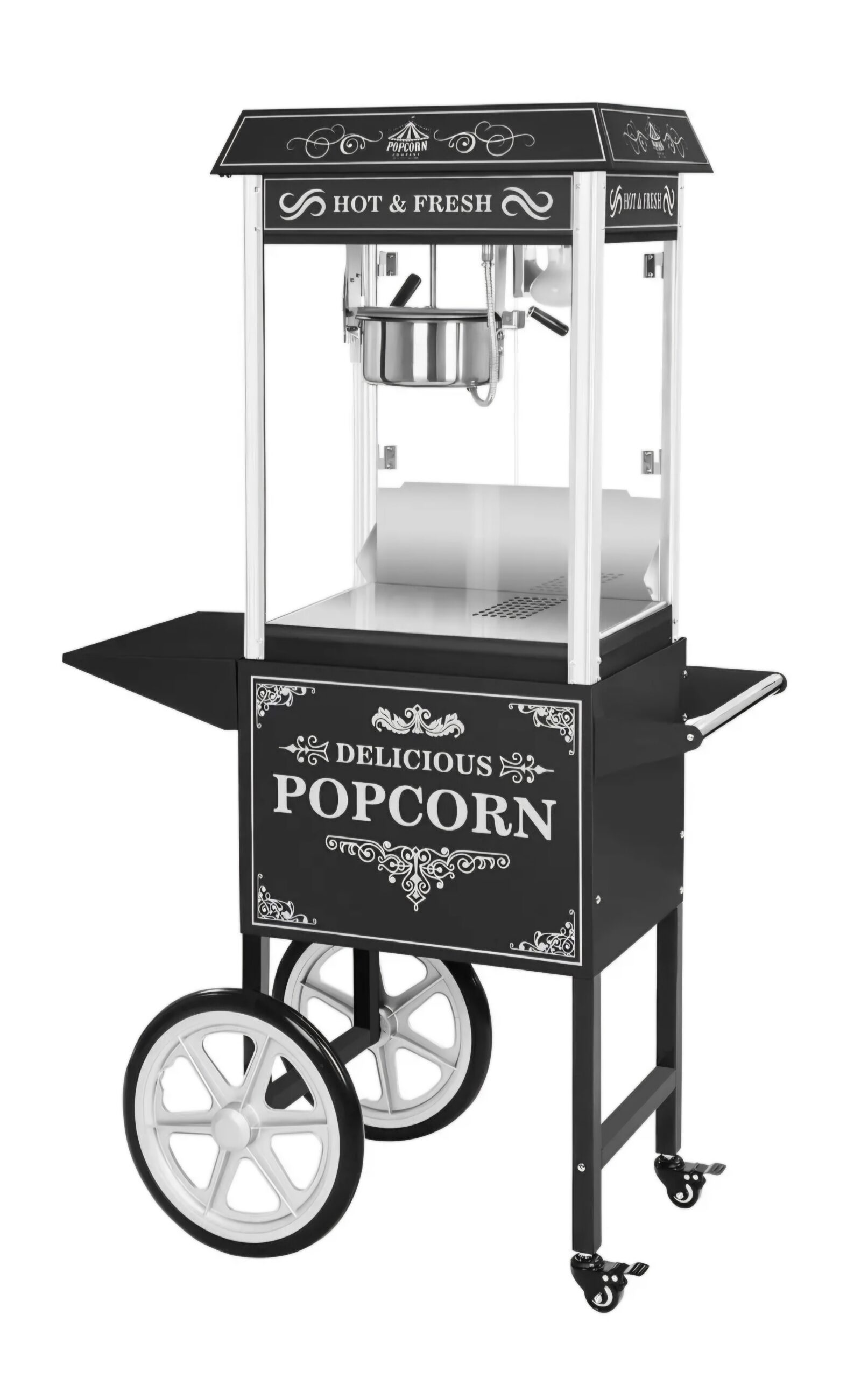Popcornmaschine schwarz