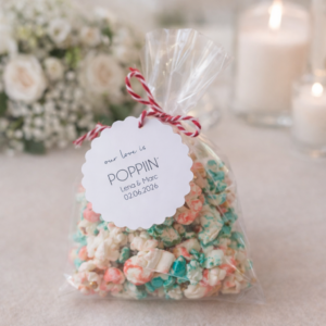 Gastgeschenk Popcorn