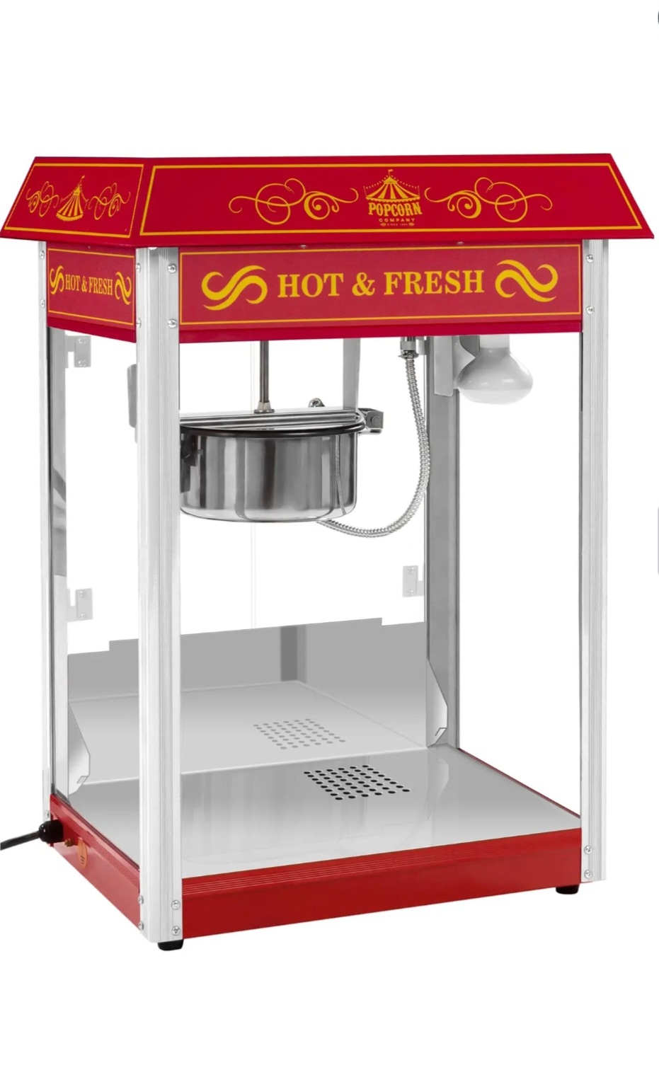 Popcornmaschine rot groß – Bild 8